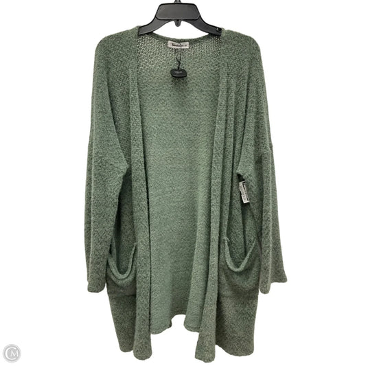 Cardigan By Clothes Mentor In Green, Size: M