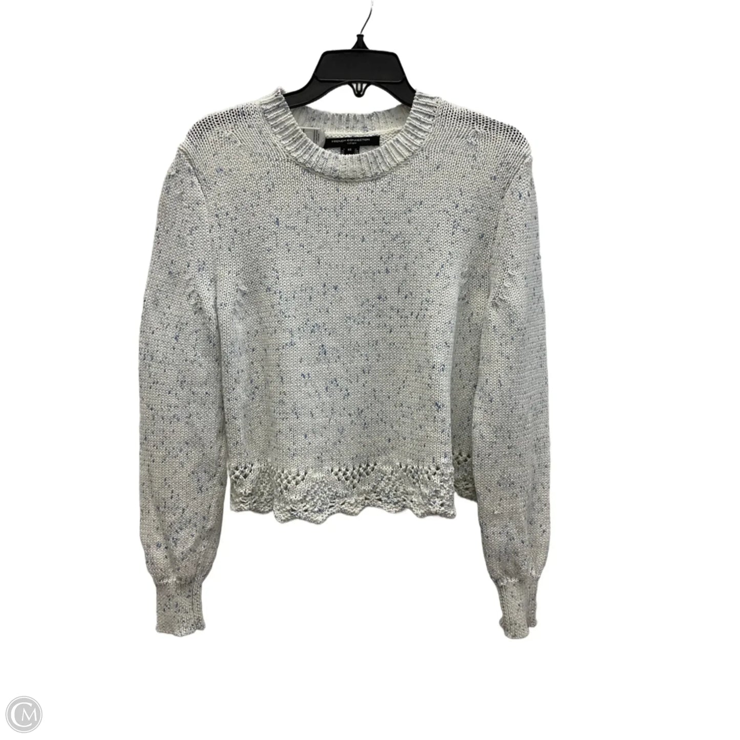 Sweater By French Connection In Blue & White, Size: Xs