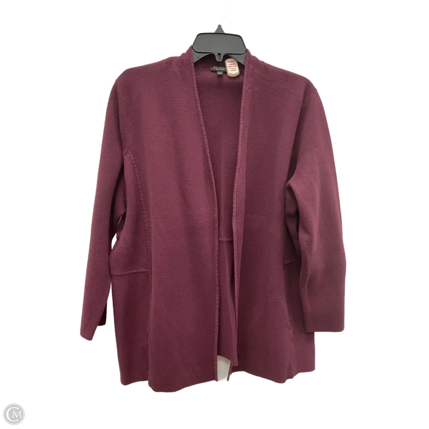 Cardigan By Talbots In Maroon, Size: 3x