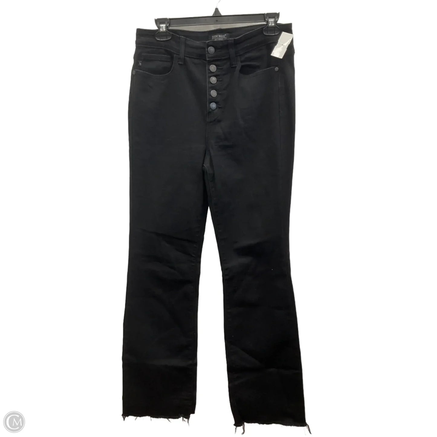 Jeans Boot Cut By Judy Blue In Black Denim, Size: M