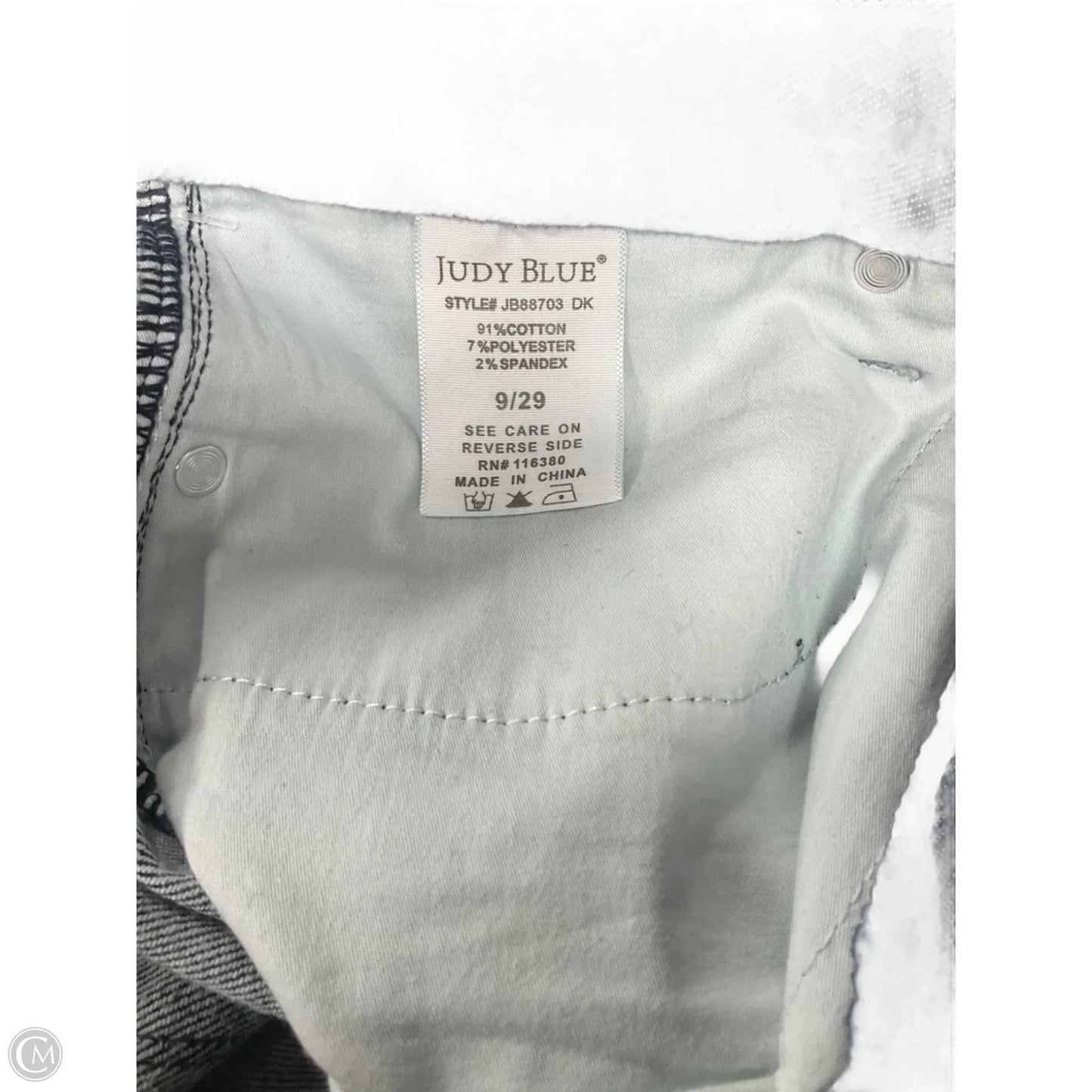 Jeans Skinny By Judy Blue In Blue Denim, Size: M