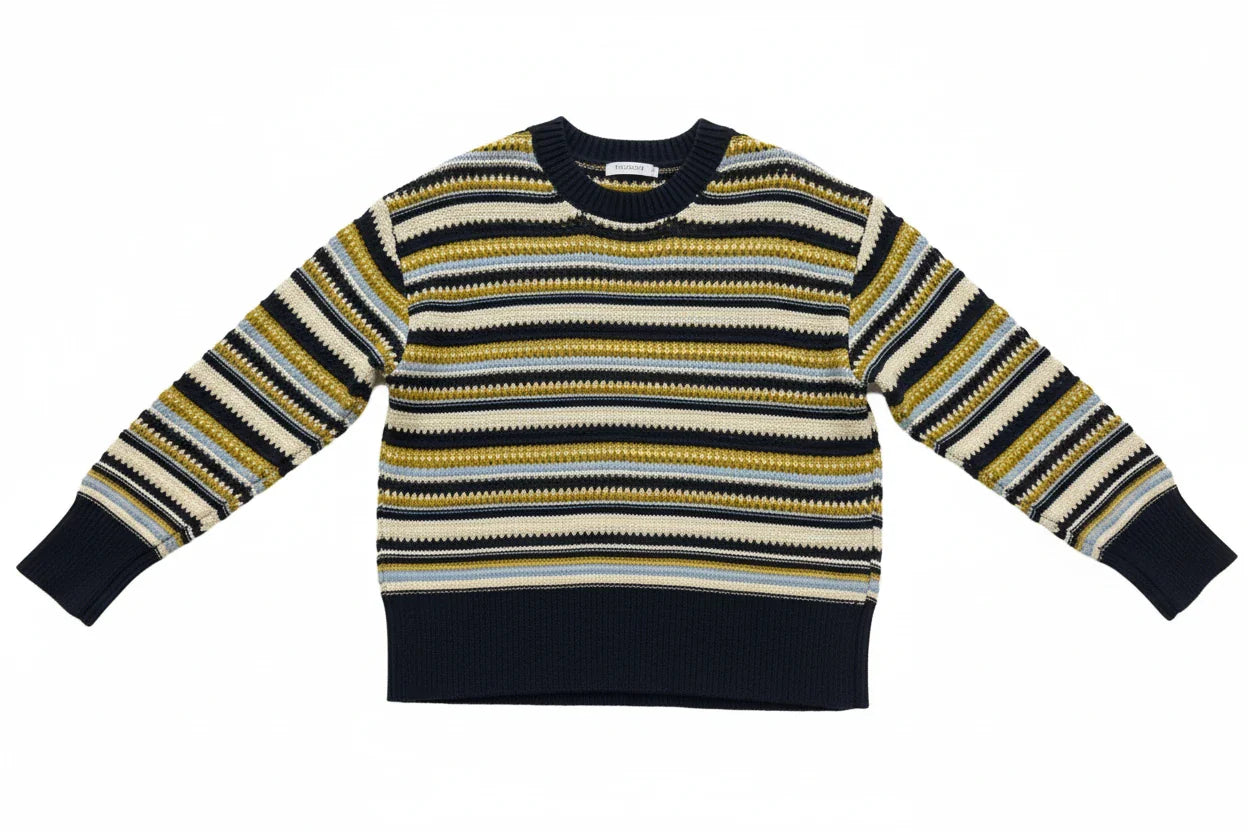 Sweater By Ophelia Roe In Striped Pattern, Size: M