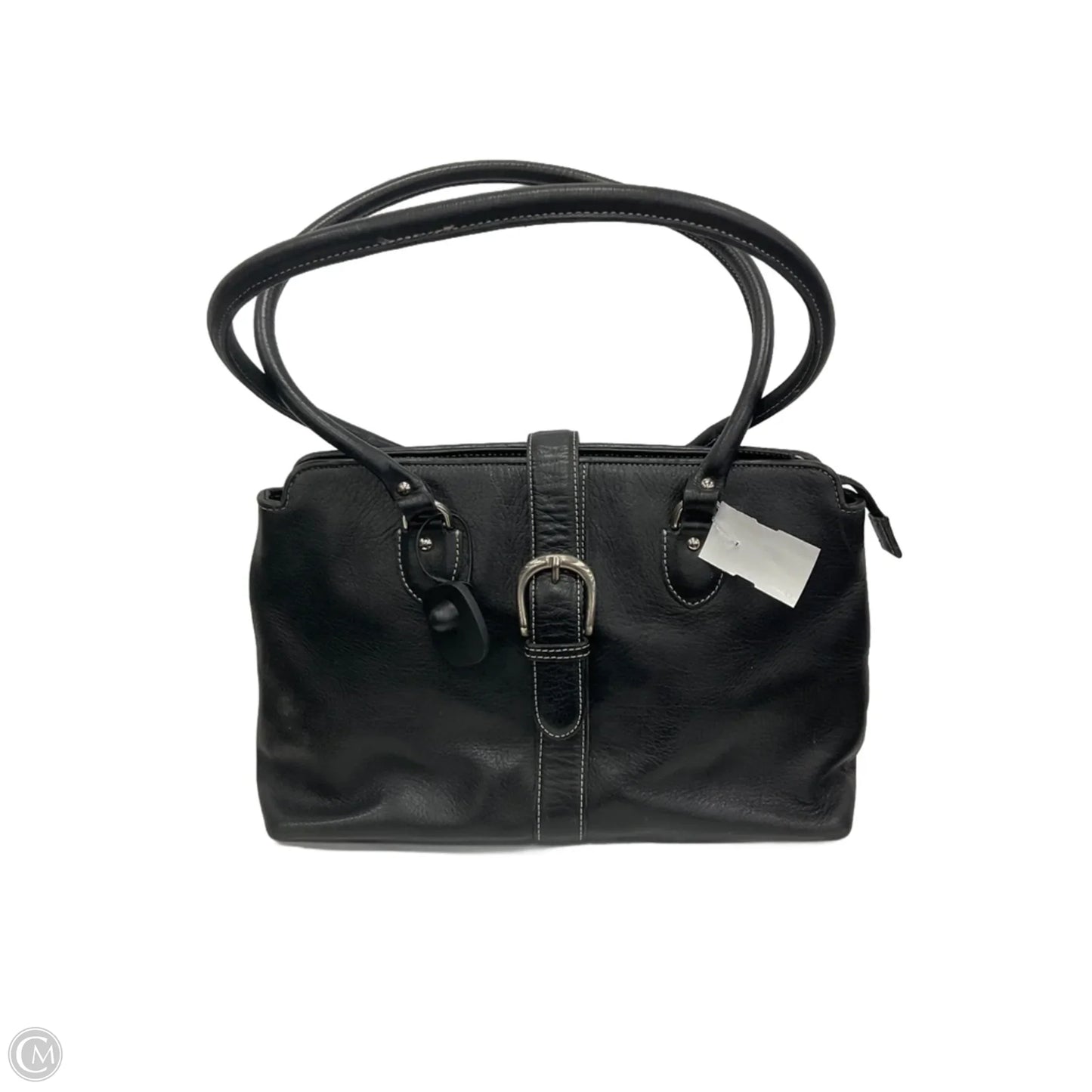 Handbag Leather By Talbots, Size: Medium