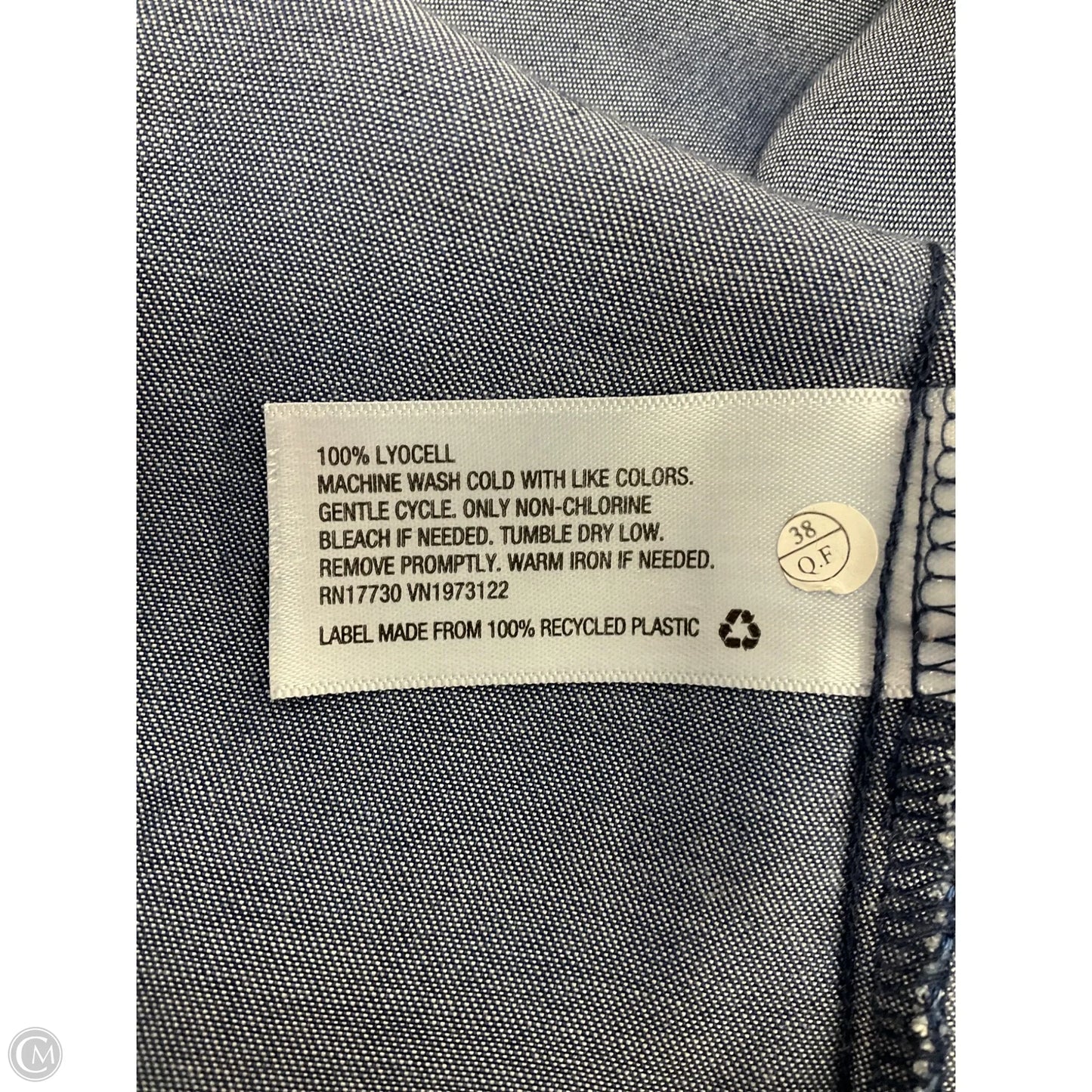 Blouse Long Sleeve By A New Day In Navy, Size: Xl