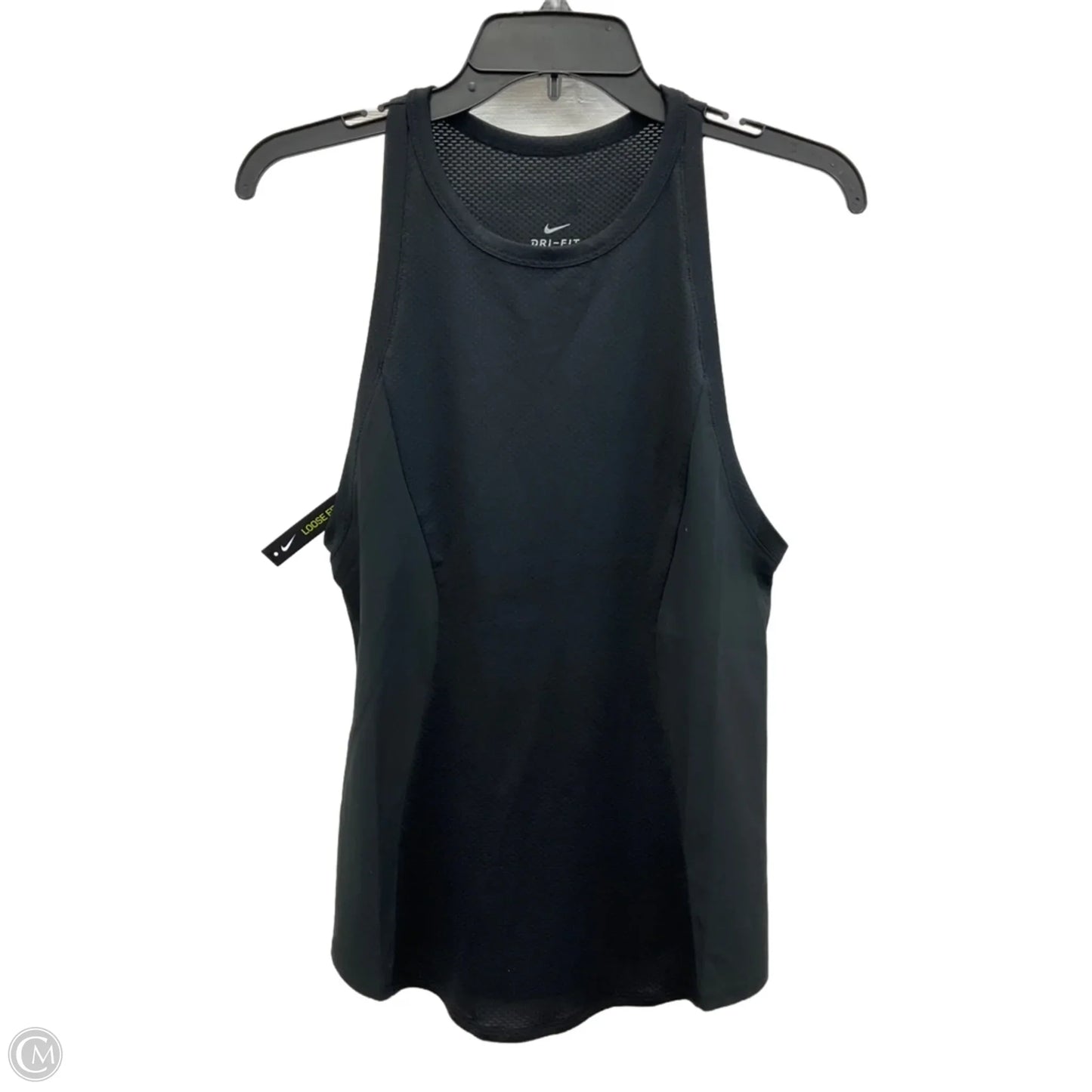 Athletic Tank Top By Nike Apparel In Black, Size: Xs