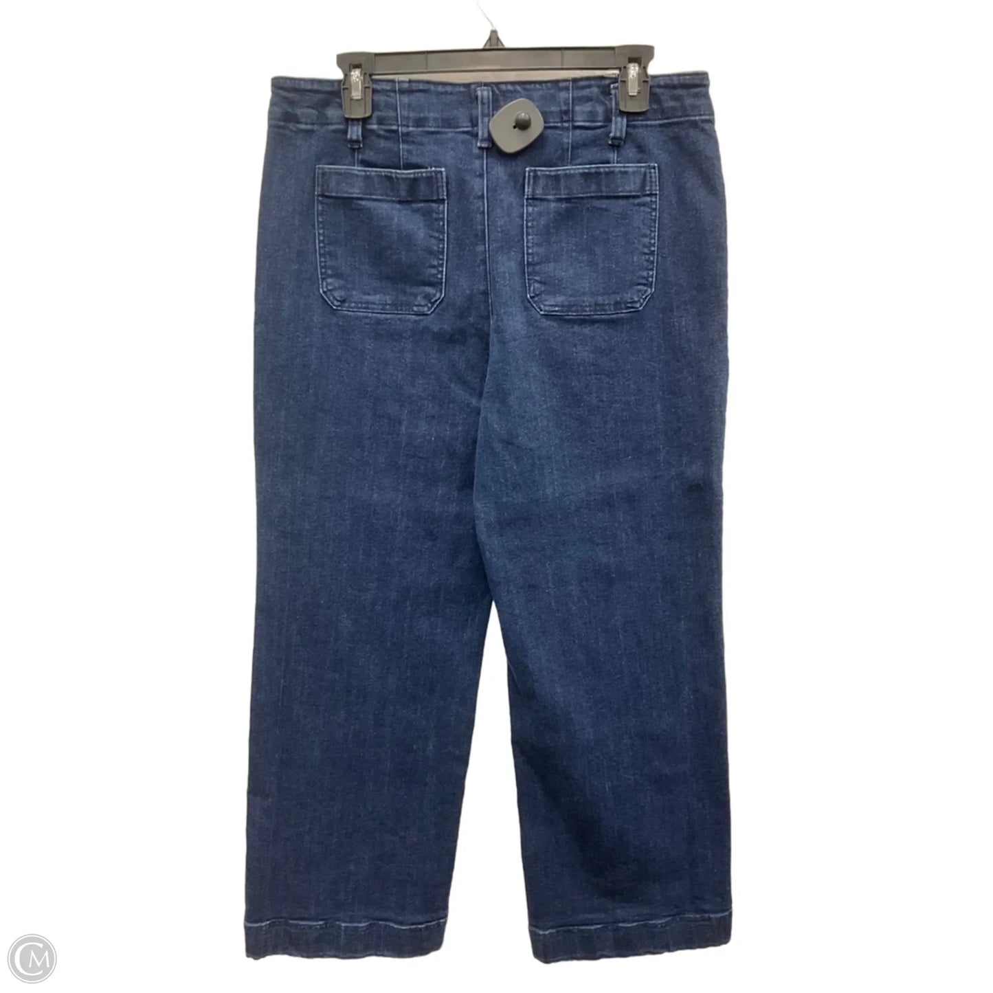 Jeans Wide Leg By Talbots In Blue Denim, Size: 12p