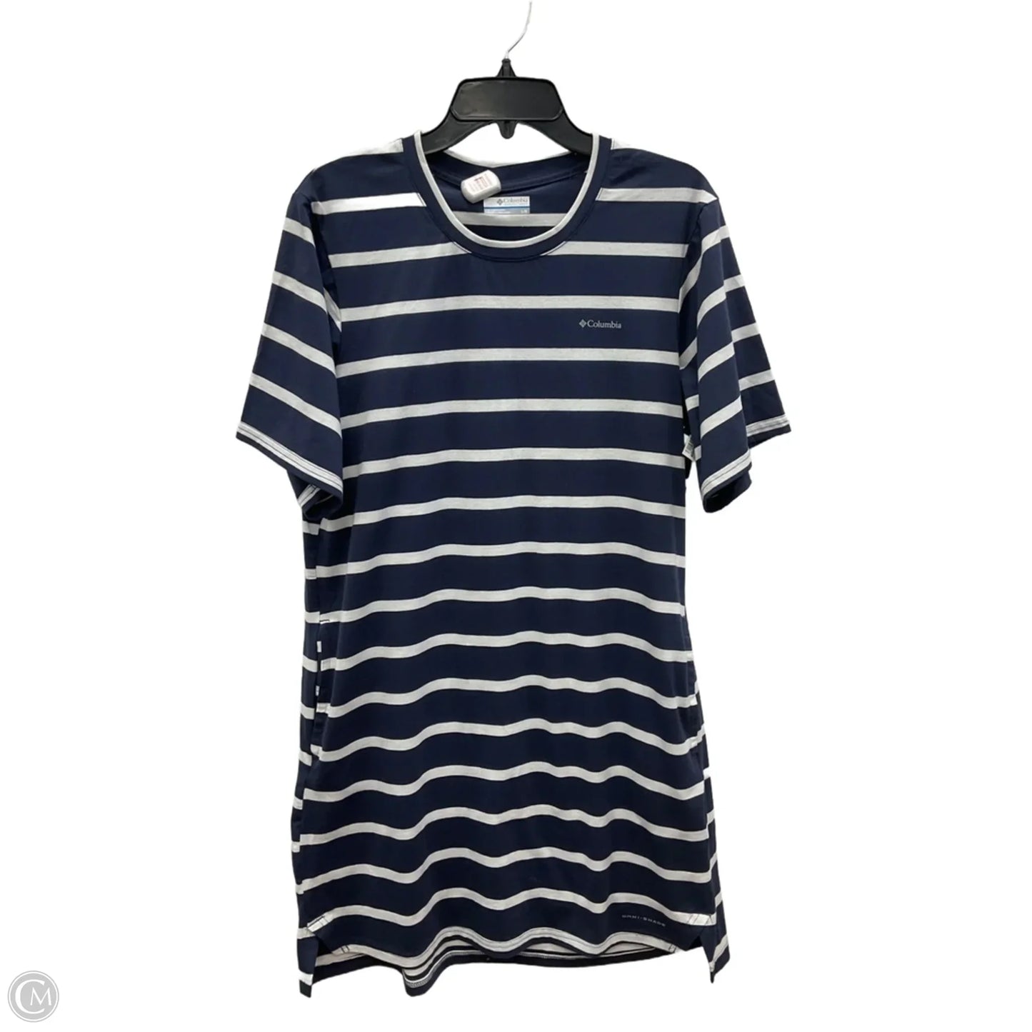 Athletic Dress By Columbia In Blue & White, Size: L