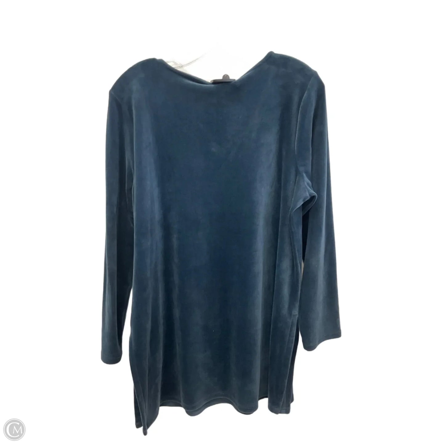Top Long Sleeve By Pure Jill In Blue, Size: Lp