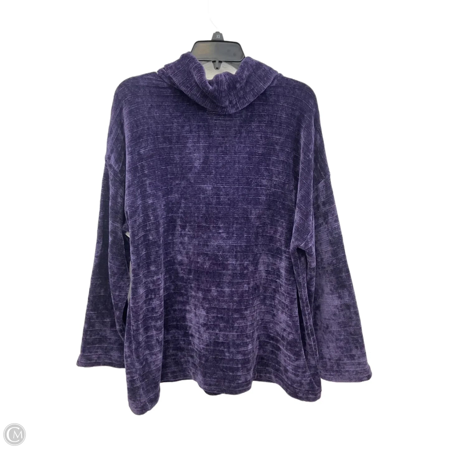 Sweatshirt Collar By J. Jill In Purple, Size: L