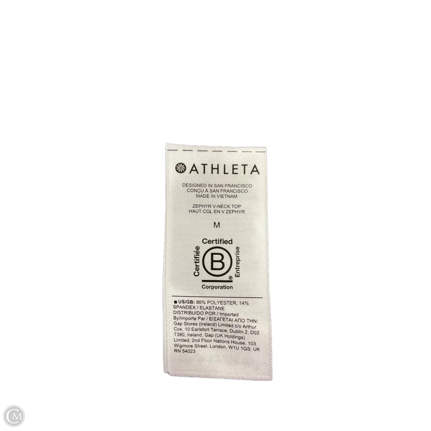 Athletic Top Long Sleeve Crewneck By Athleta In Purple, Size: M