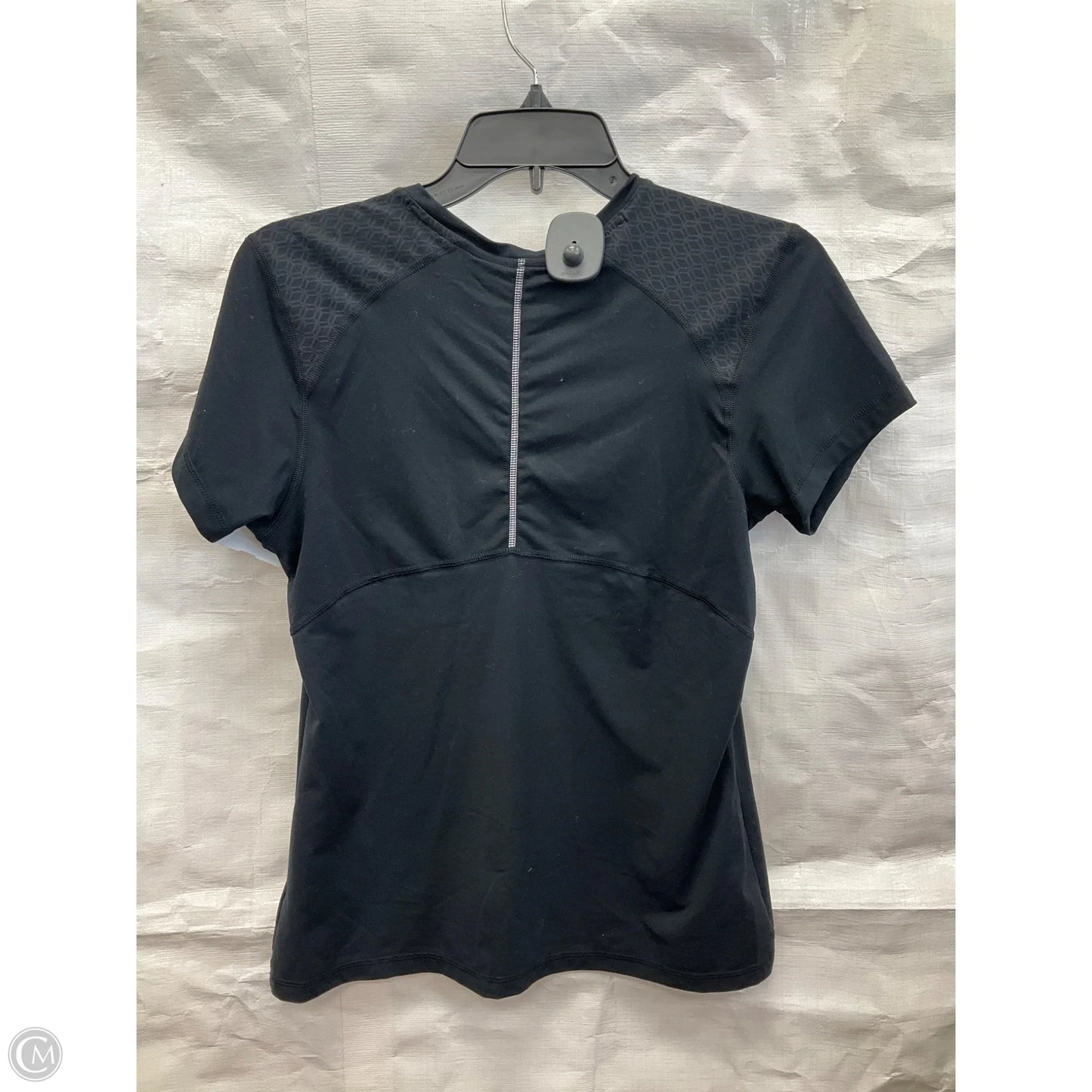 Athletic Top Short Sleeve By Columbia In Black, Size: M