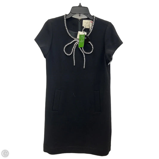 Dress Designer By Kate Spade In Black & Silver, Size: M