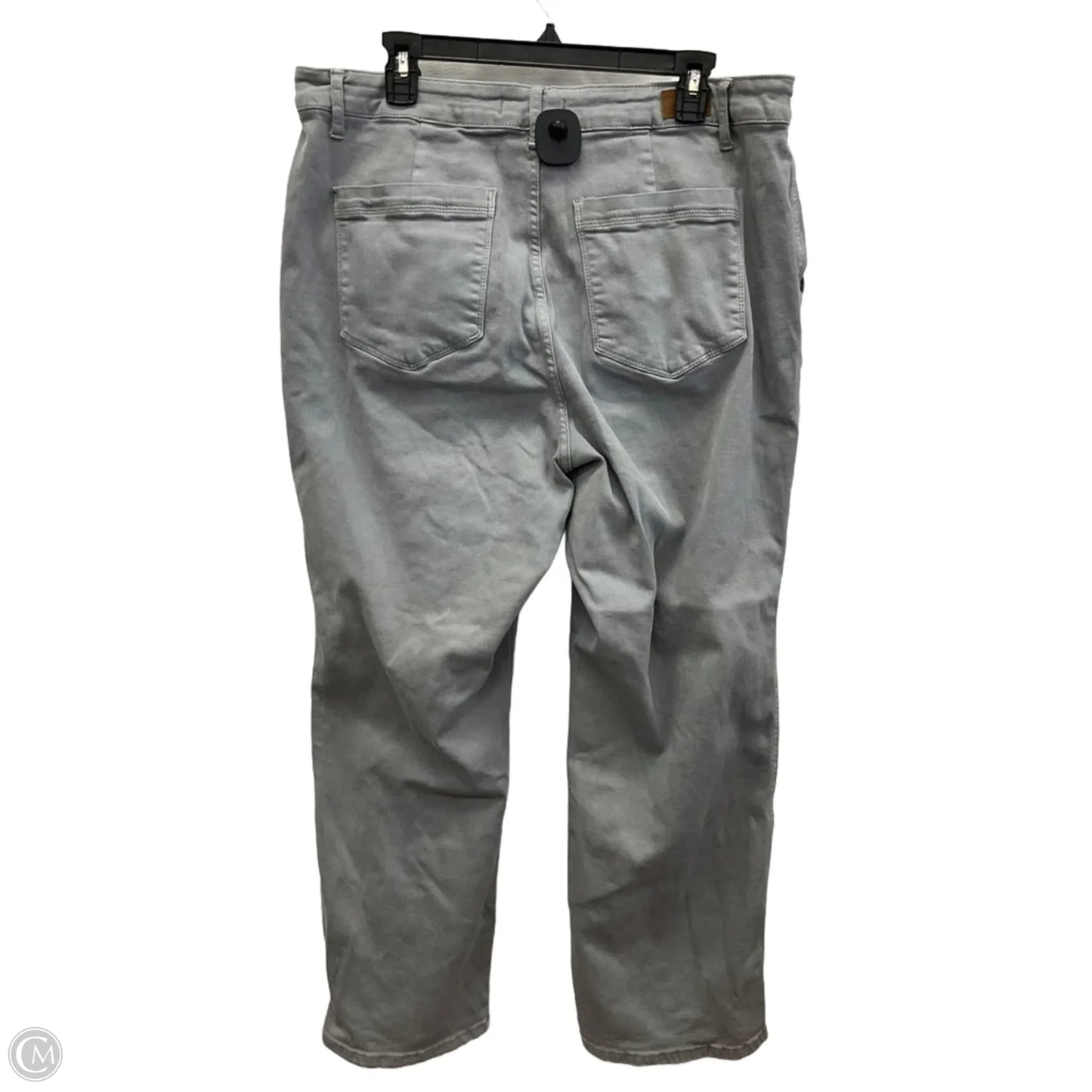 Jeans Flared By Judy Blue In Grey Denim, Size: 20