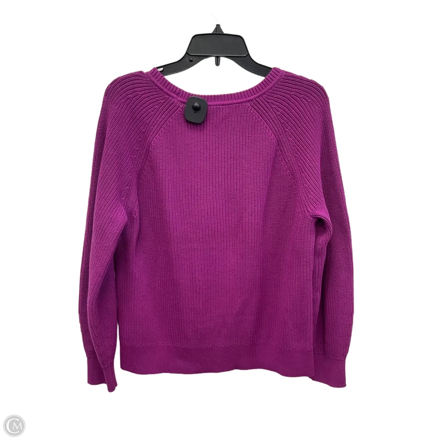 Sweater By Talbots In Purple, Size: L