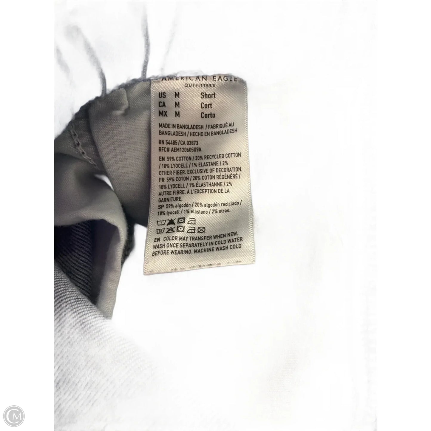 Jeans Wide Leg By American Eagle In Blue Denim, Size: M