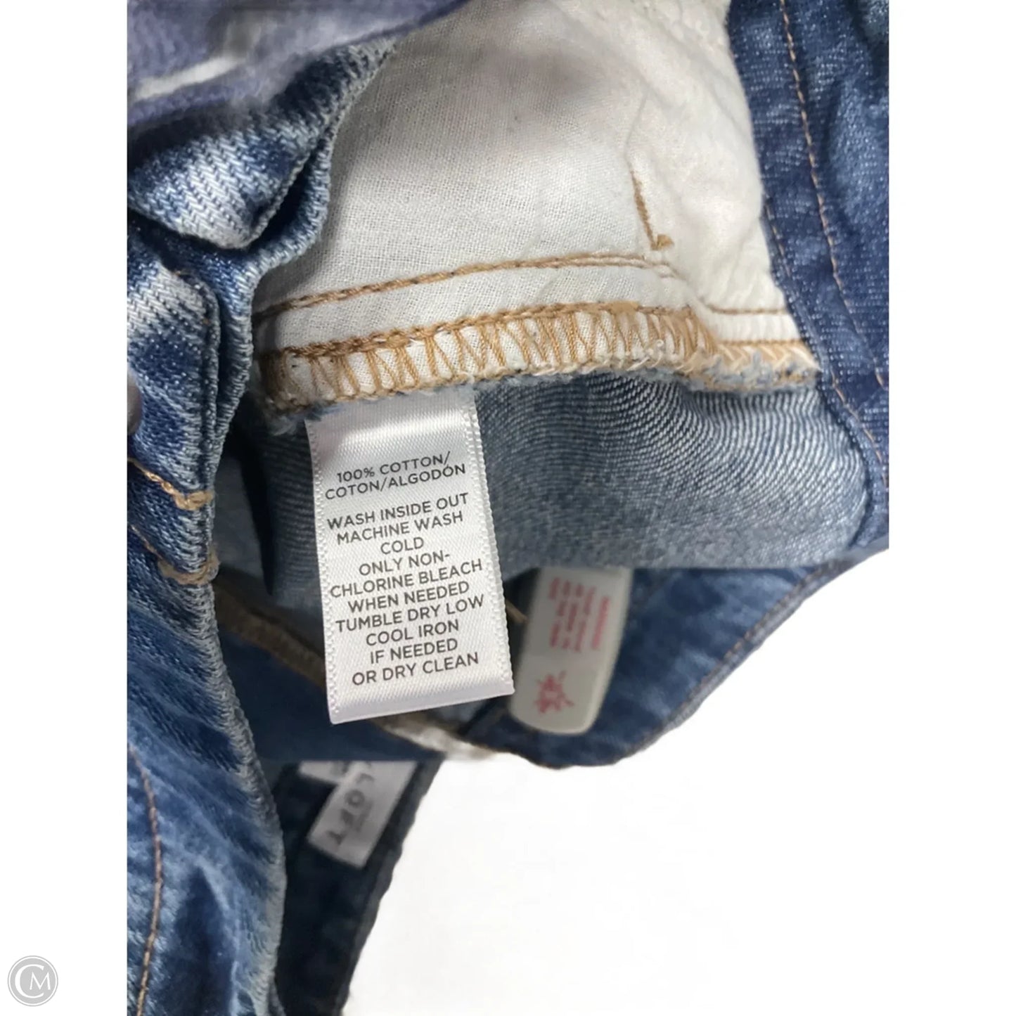 Skirt Mini & Short By Loft In Blue Denim, Size: 6