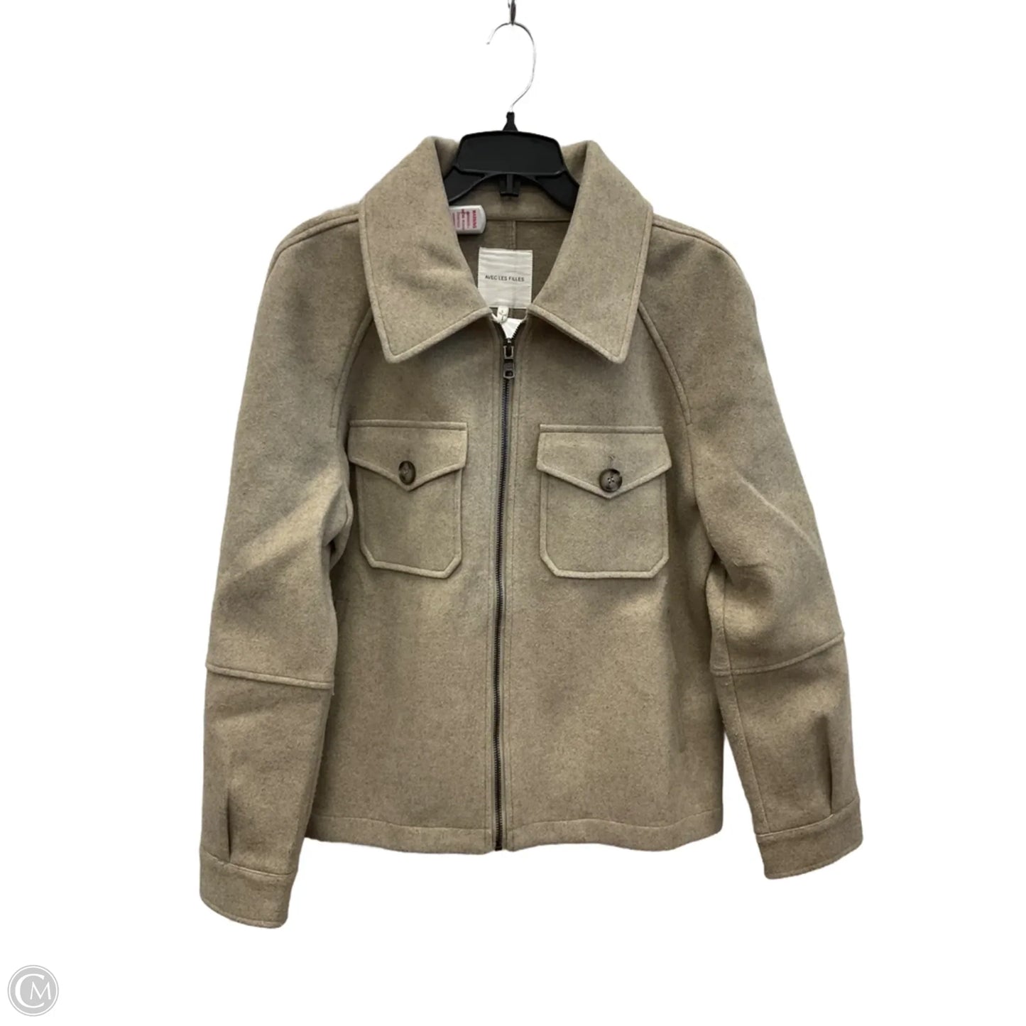 Jacket Other By Avec Les Filles In Taupe, Size: L