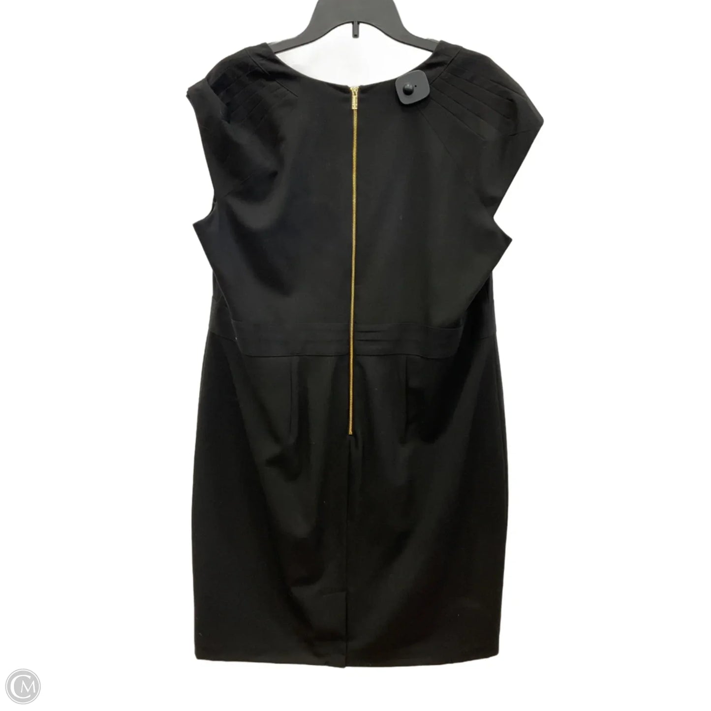 Dress Party Midi By Calvin Klein In Black, Size: Xl