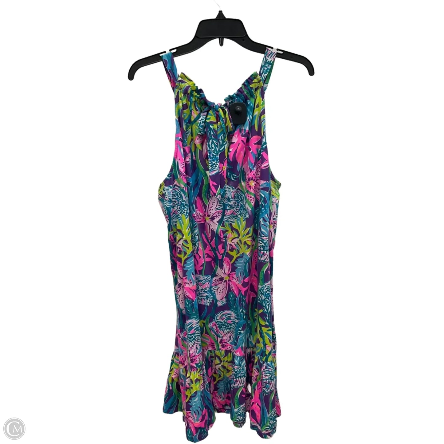 Dress Designer By Lilly Pulitzer In Blue & Purple, Size: Xxl