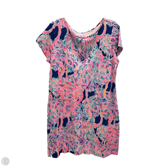 Dress Designer By Lilly Pulitzer In Blue & Pink, Size: Xl