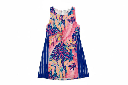 Dress Designer By Lilly Pulitzer In Blue & Pink, Size: Xl