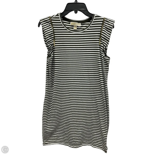 Dress Casual Short By Michael By Michael Kors In Green & White, Size: M