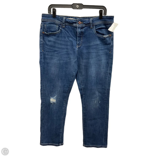 Jeans Boyfriend By Pilcro In Blue Denim, Size: 8p