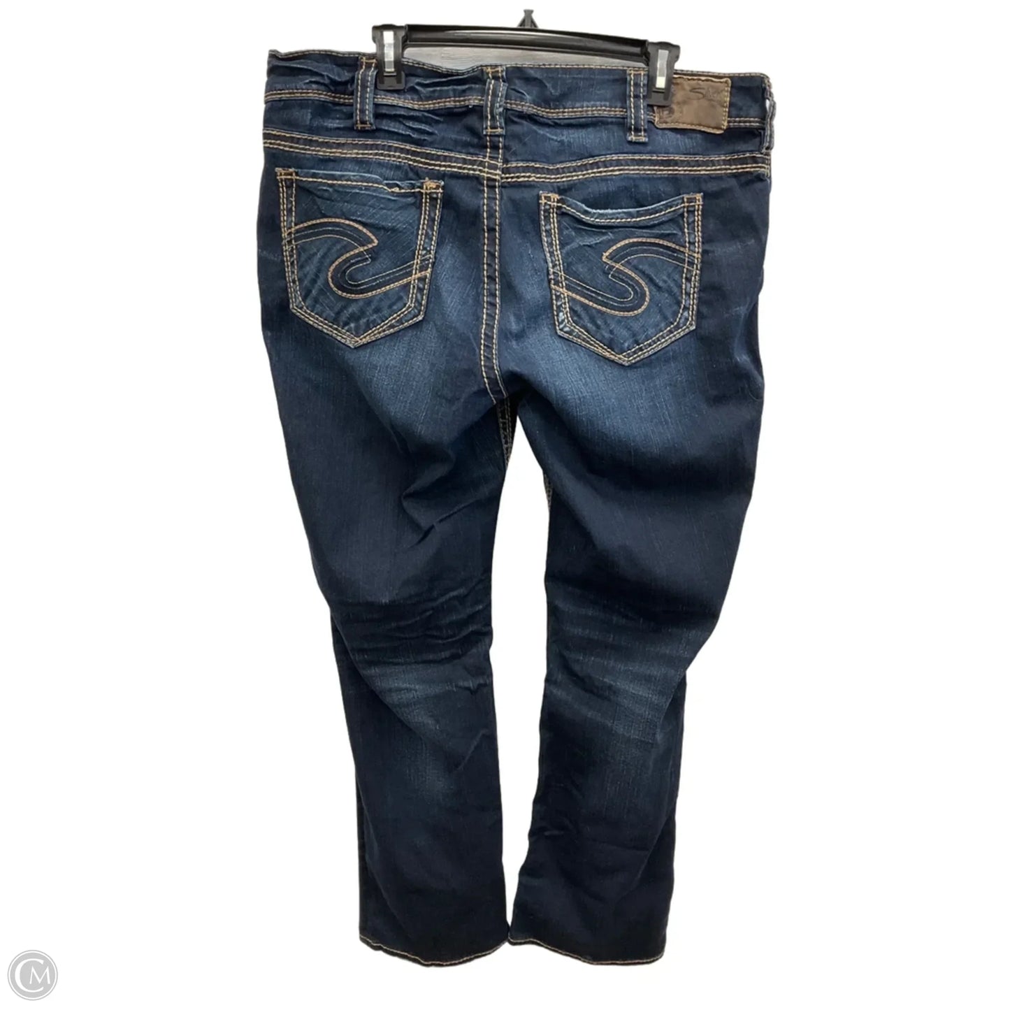 Jeans Straight By Silver In Blue Denim, Size: 18
