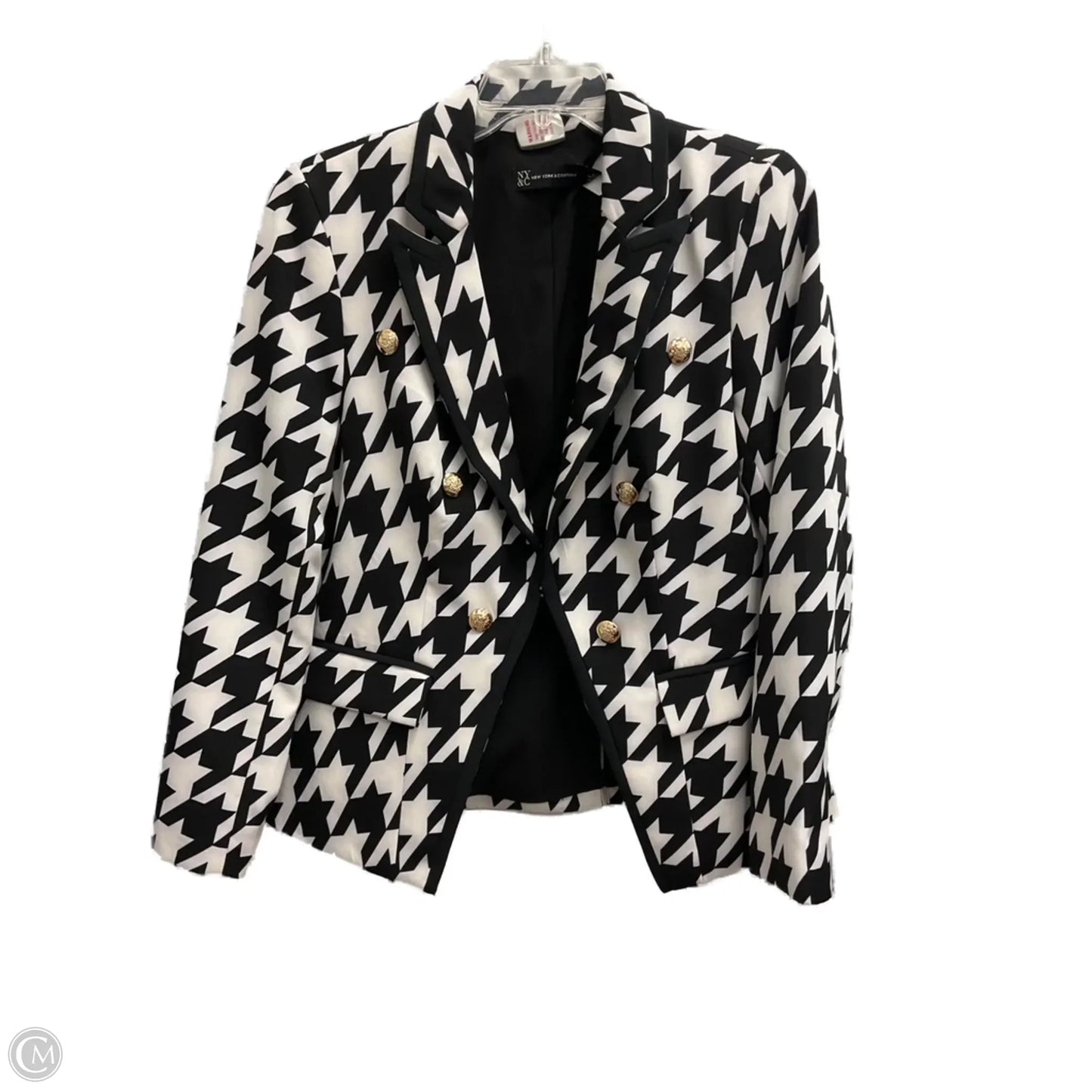 Blazer By New York And Co In Black & White, Size: M