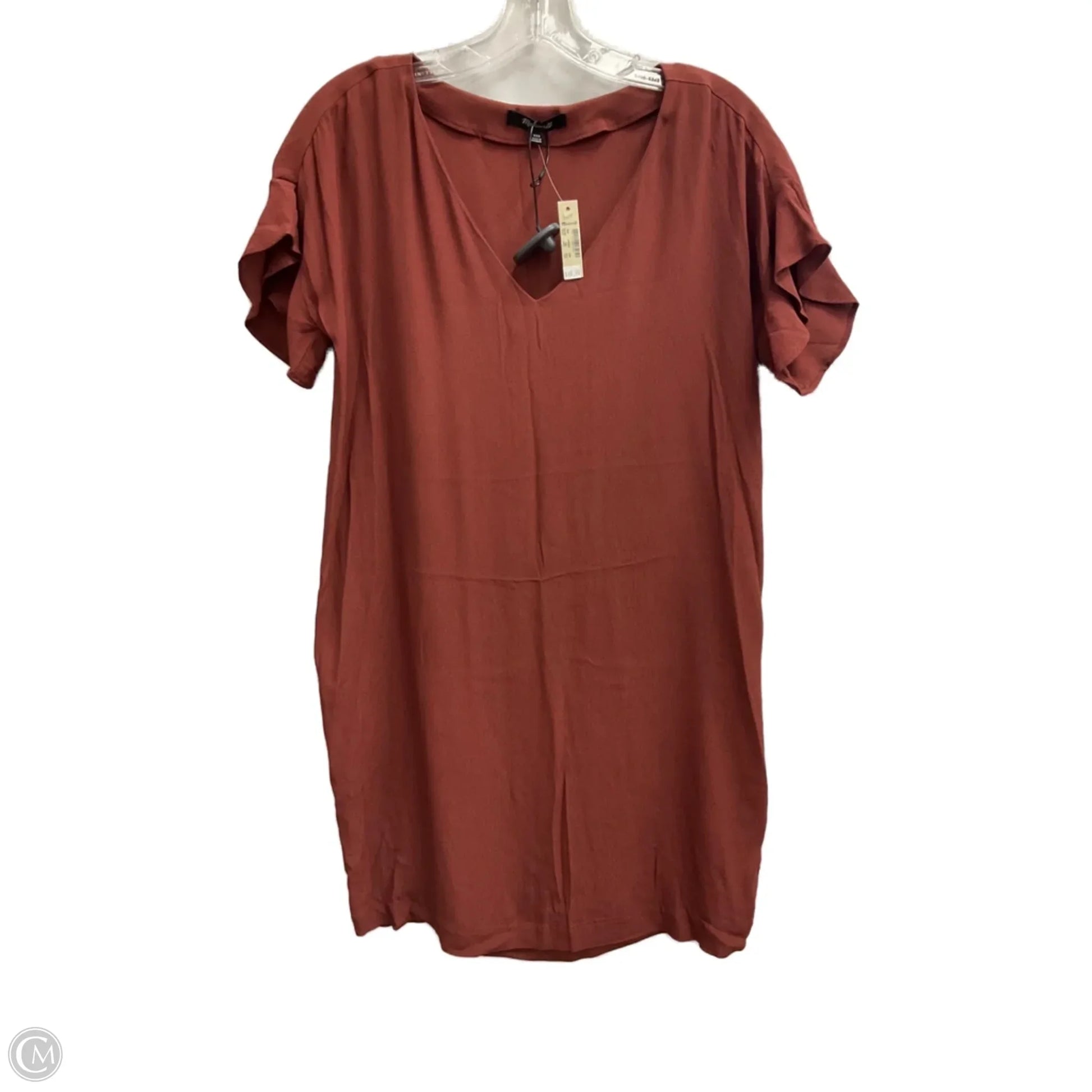 madewell casual dress Dress Casual Midi By Madewell In Bronze, Size: Xxs
