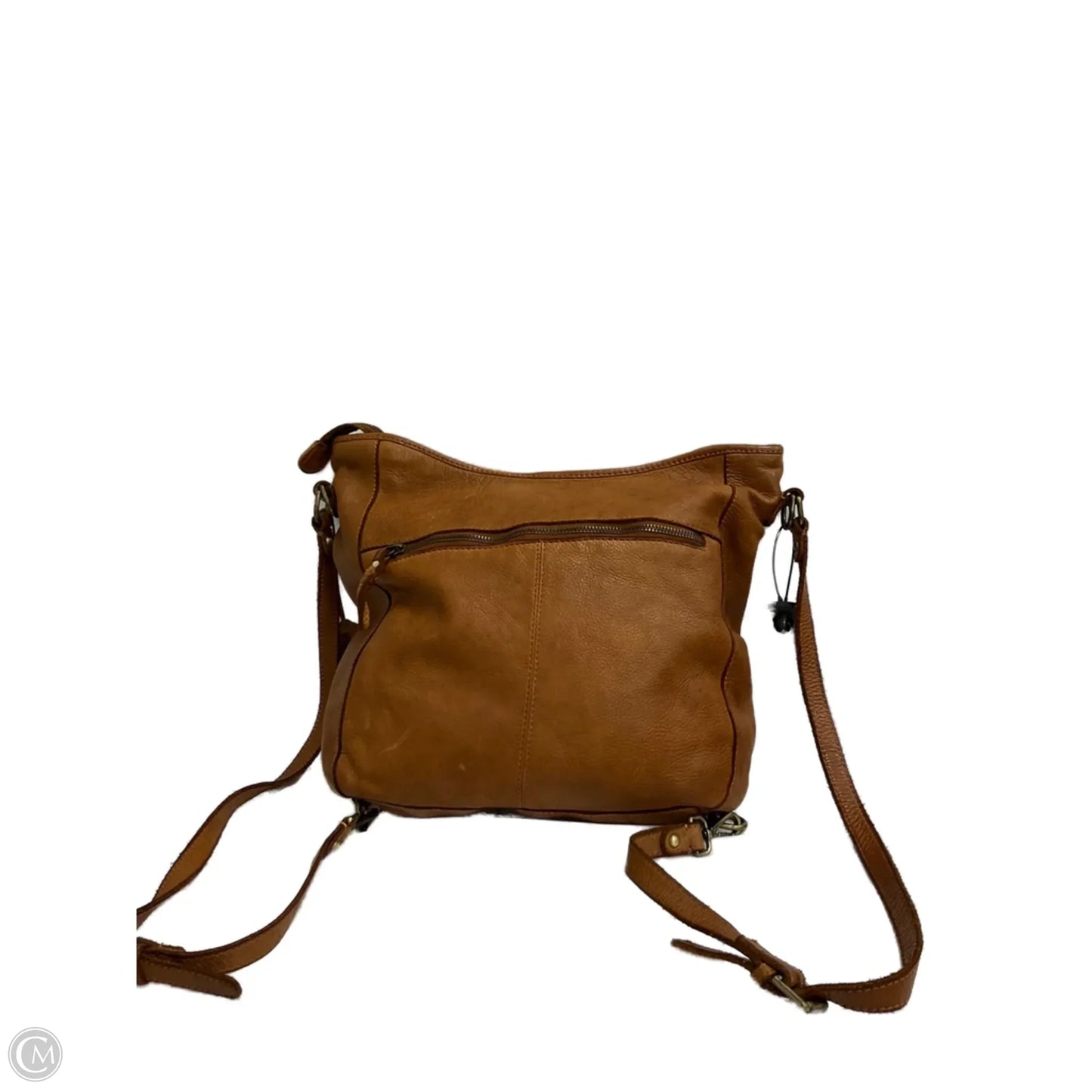 Backpack Leather By Clothes Mentor, Size: Medium