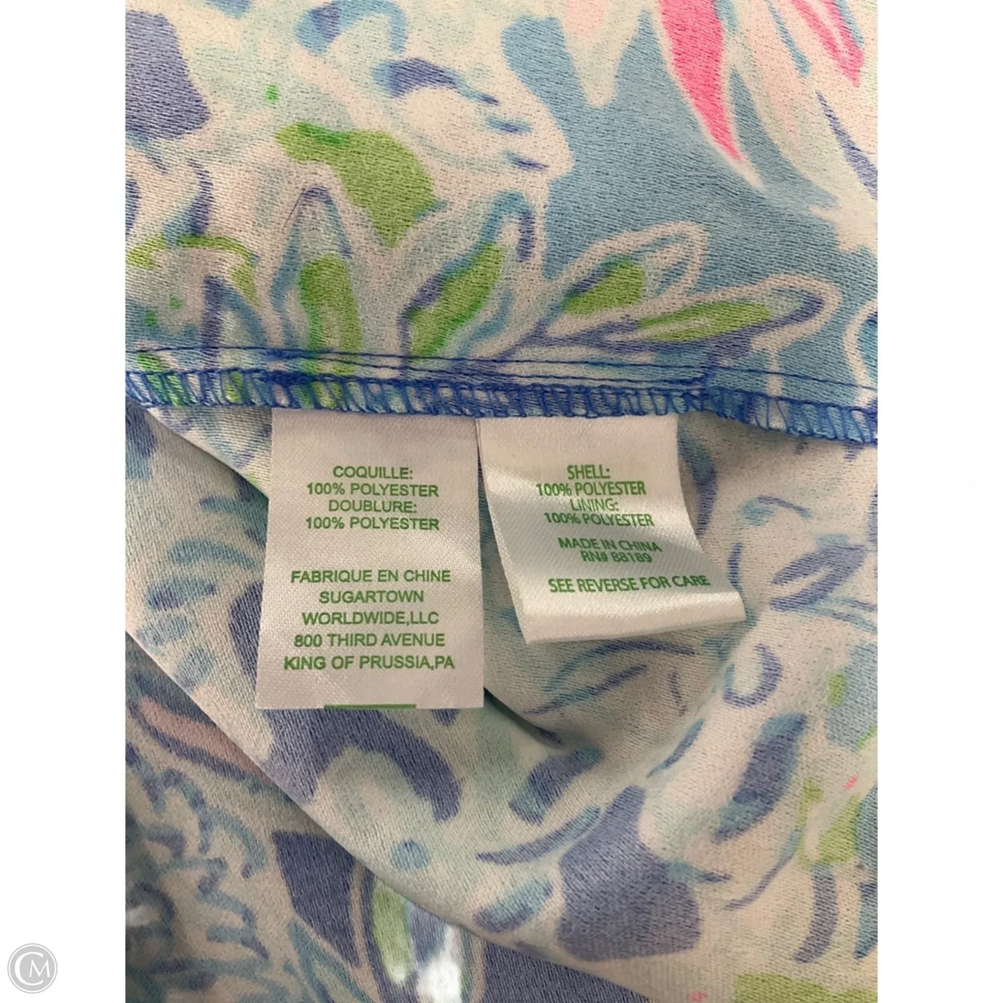 Romper Designer By Lilly Pulitzer In Blue, Size: Xl