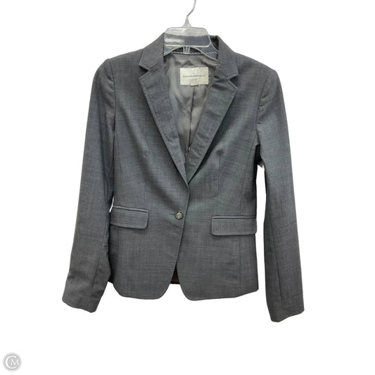 Blazer By Banana Republic In Grey, Size: 4