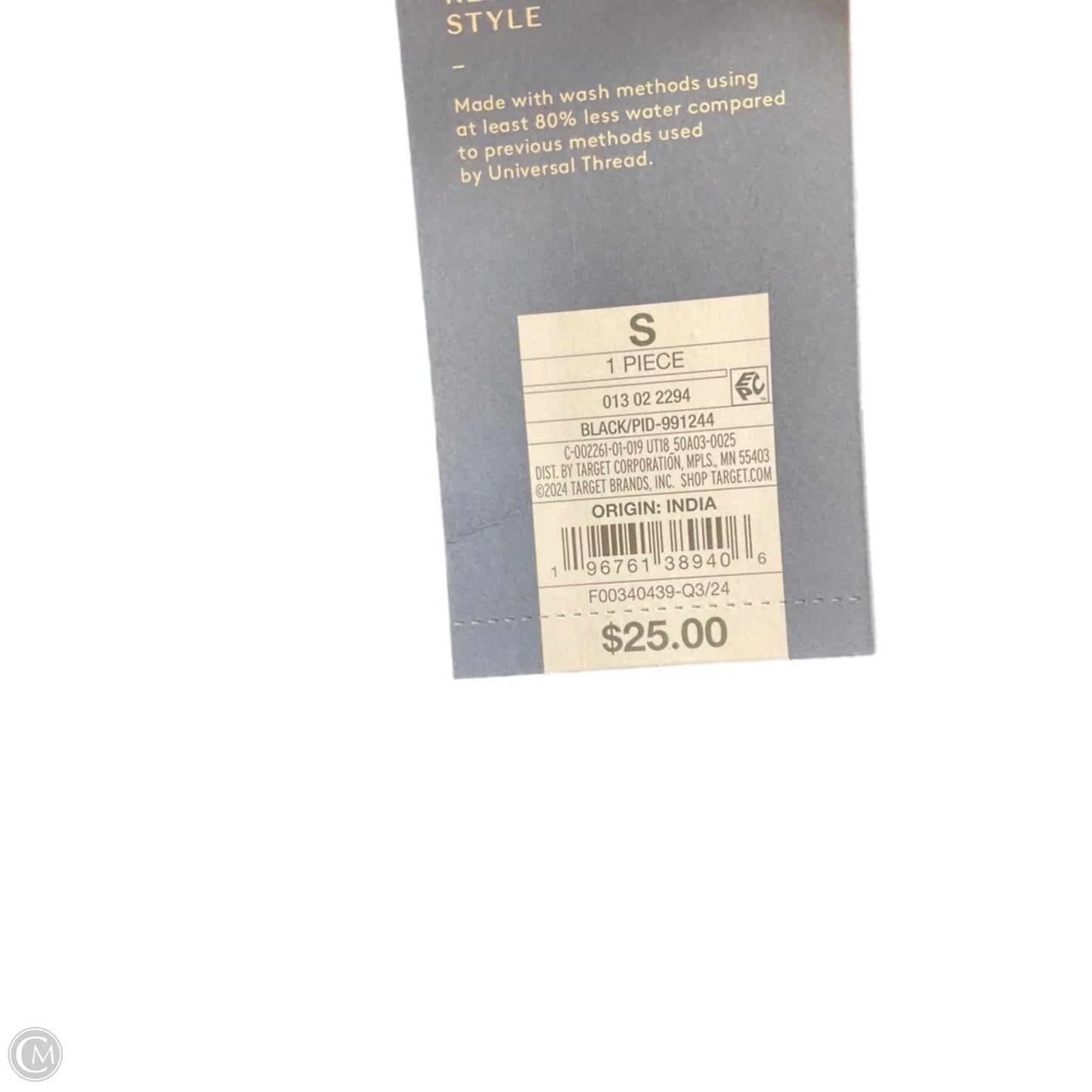 Top Long Sleeve By Universal Thread In Black, Size: S