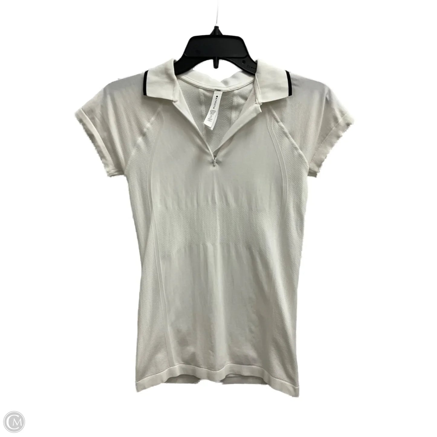 Top Short Sleeve By Athleta In White, Size: Xxs