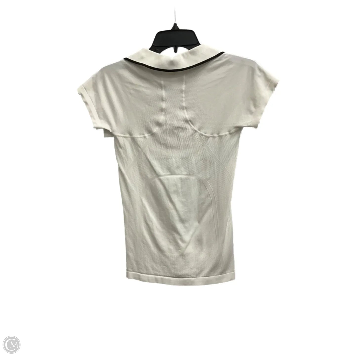 Top Short Sleeve By Athleta In White, Size: Xxs
