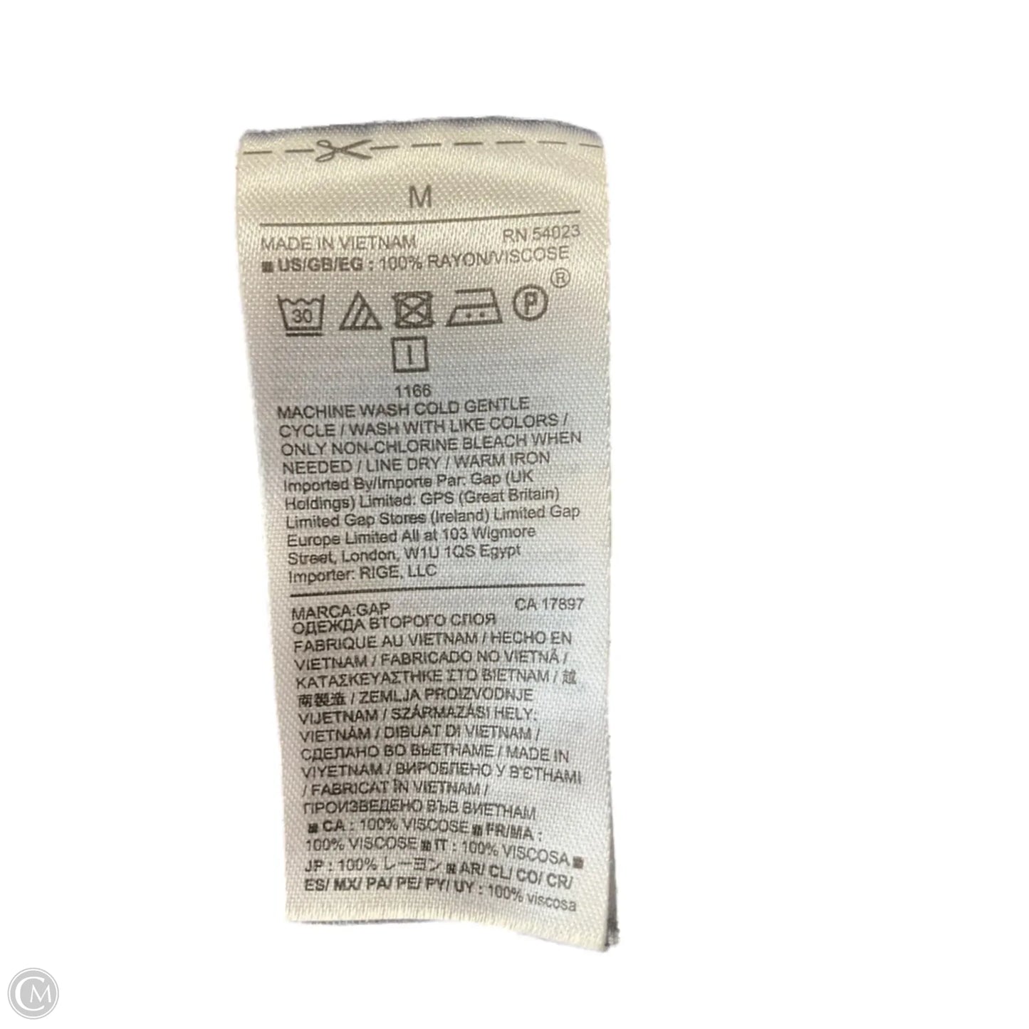 Jumpsuit By Gap In Striped Pattern, Size: M