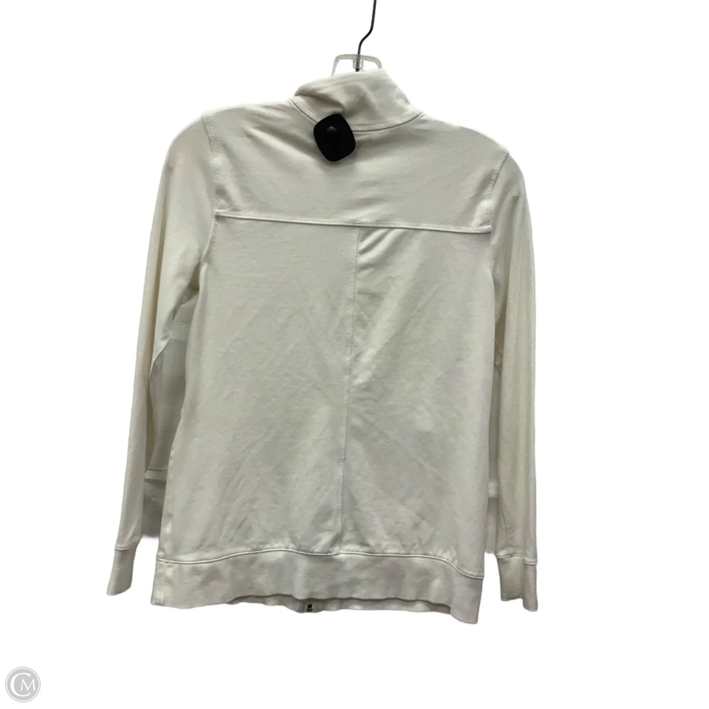 Athletic Top Long Sleeve Collar By Talbots In White, Size: Xs