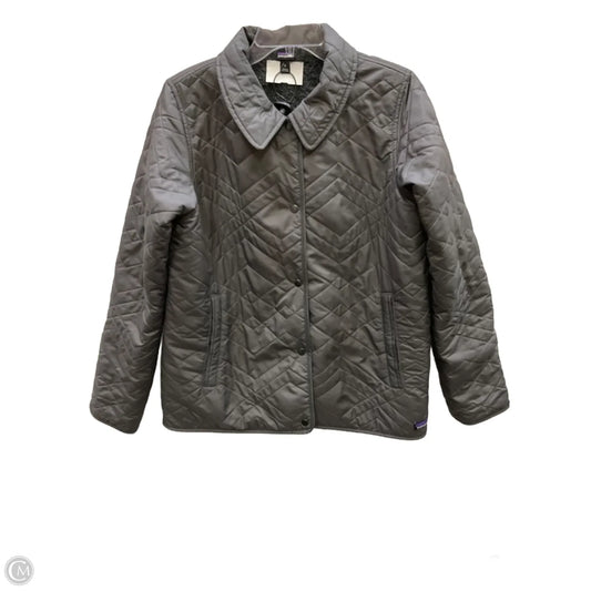 Coat Puffer & Quilted By Patagonia In Grey, Size: M
