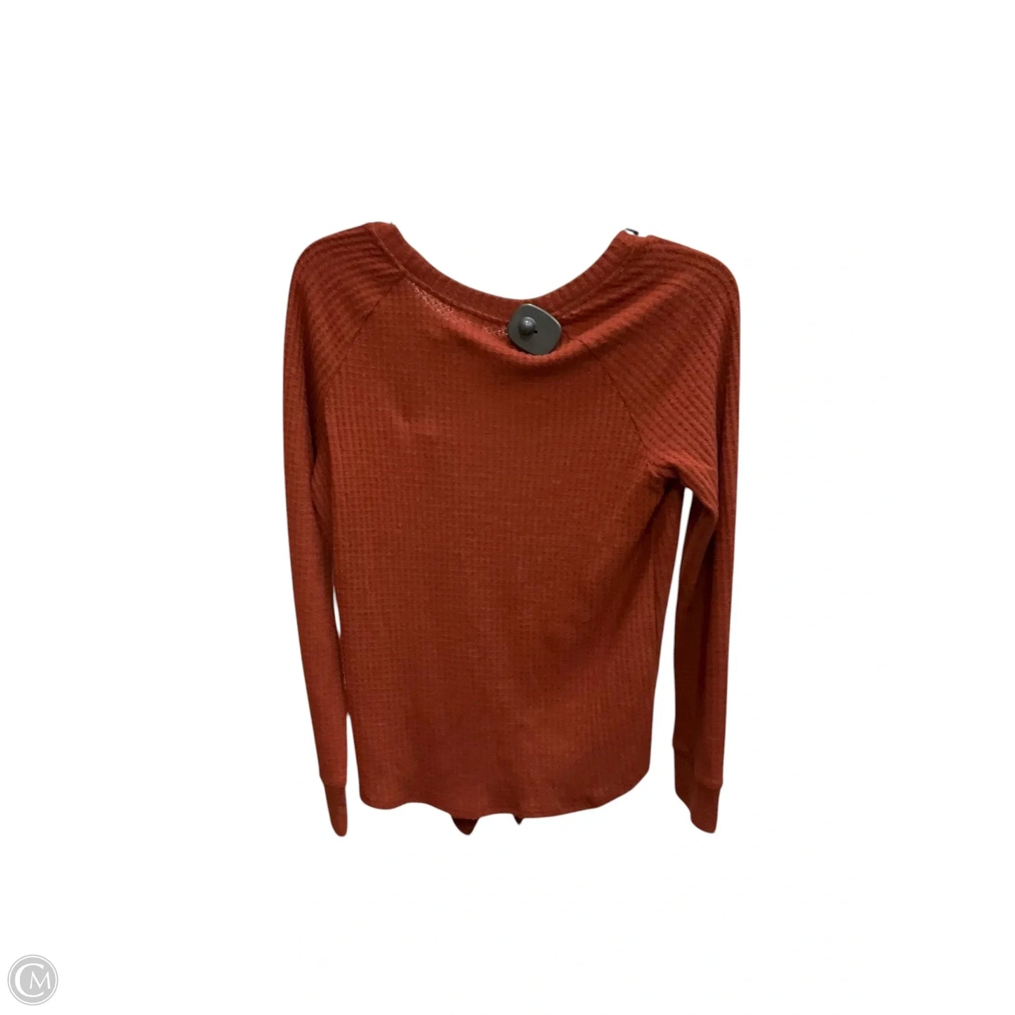 Top Long Sleeve By Nine Britton In Orange, Size: Xs