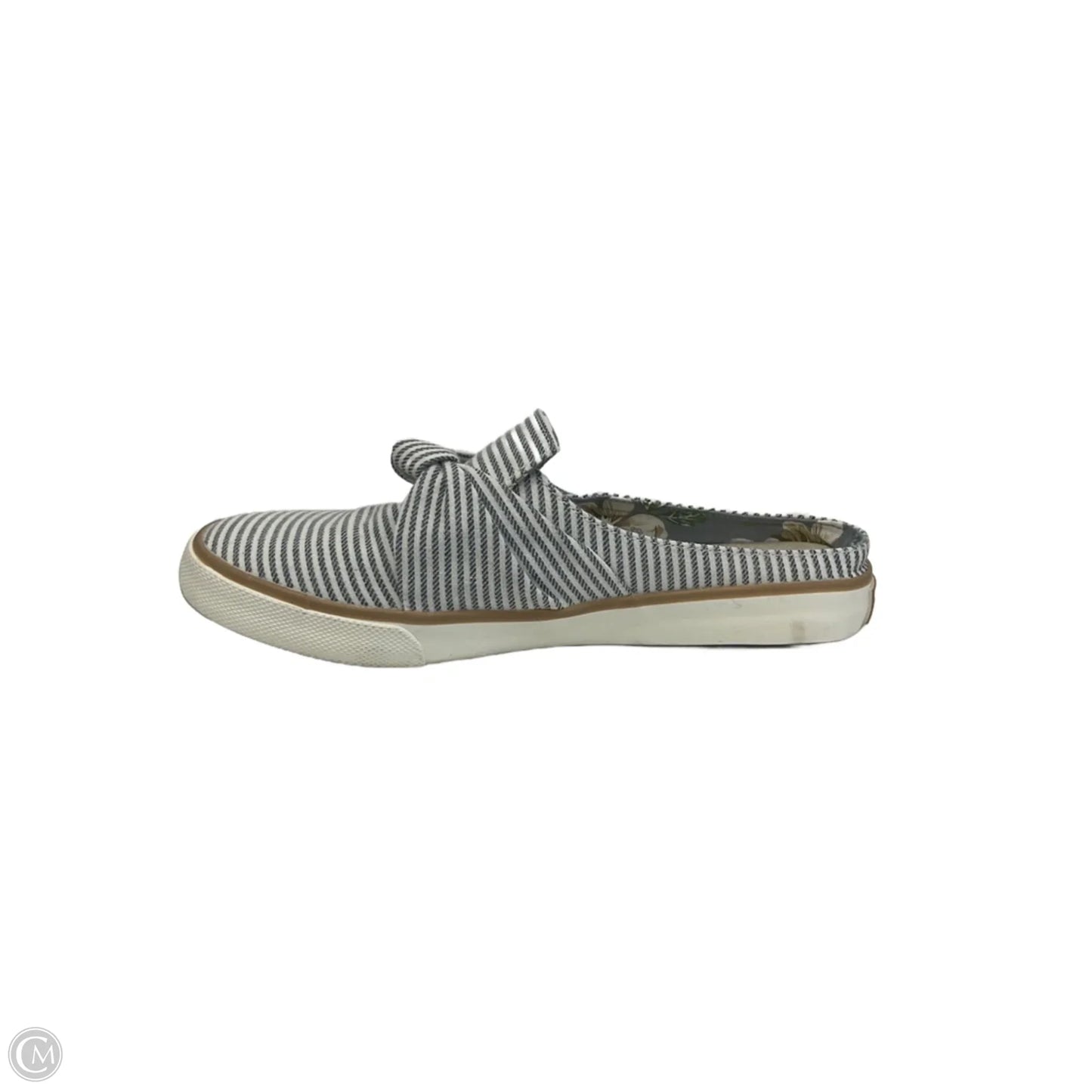 Sandals Flats By Tommy Bahama In Striped Pattern, Size: 8