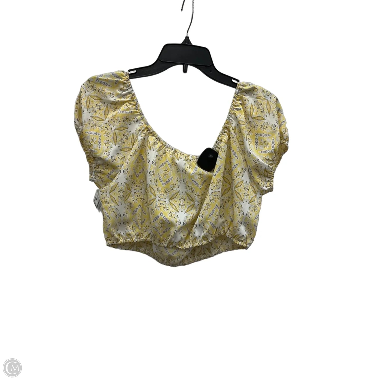 Top Short Sleeve By Sheilay In Yellow, Size: M