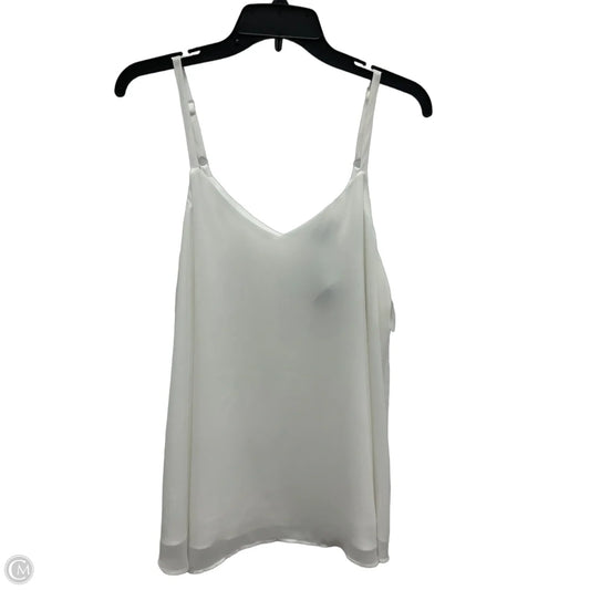 Top Sleeveless By Torrid In White, Size: L