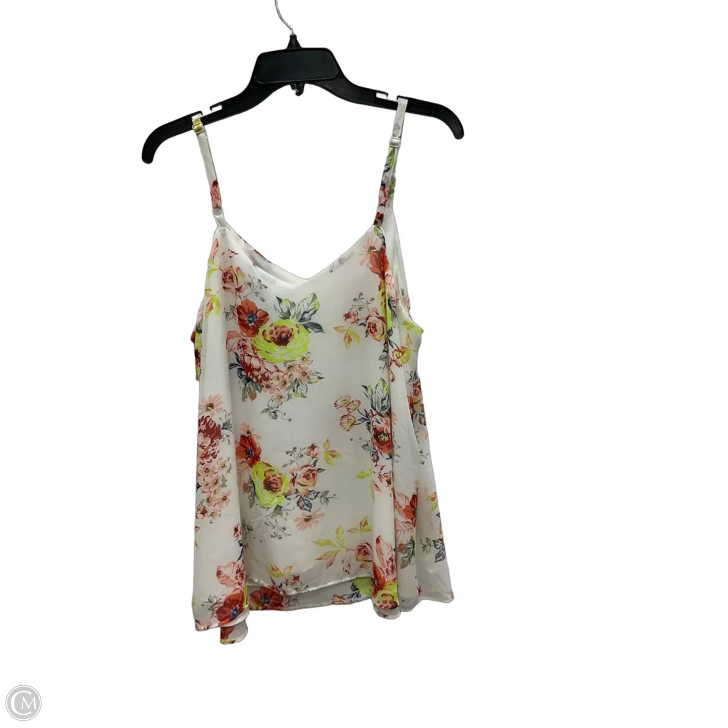 Top Sleeveless By Torrid In Floral Print, Size: L