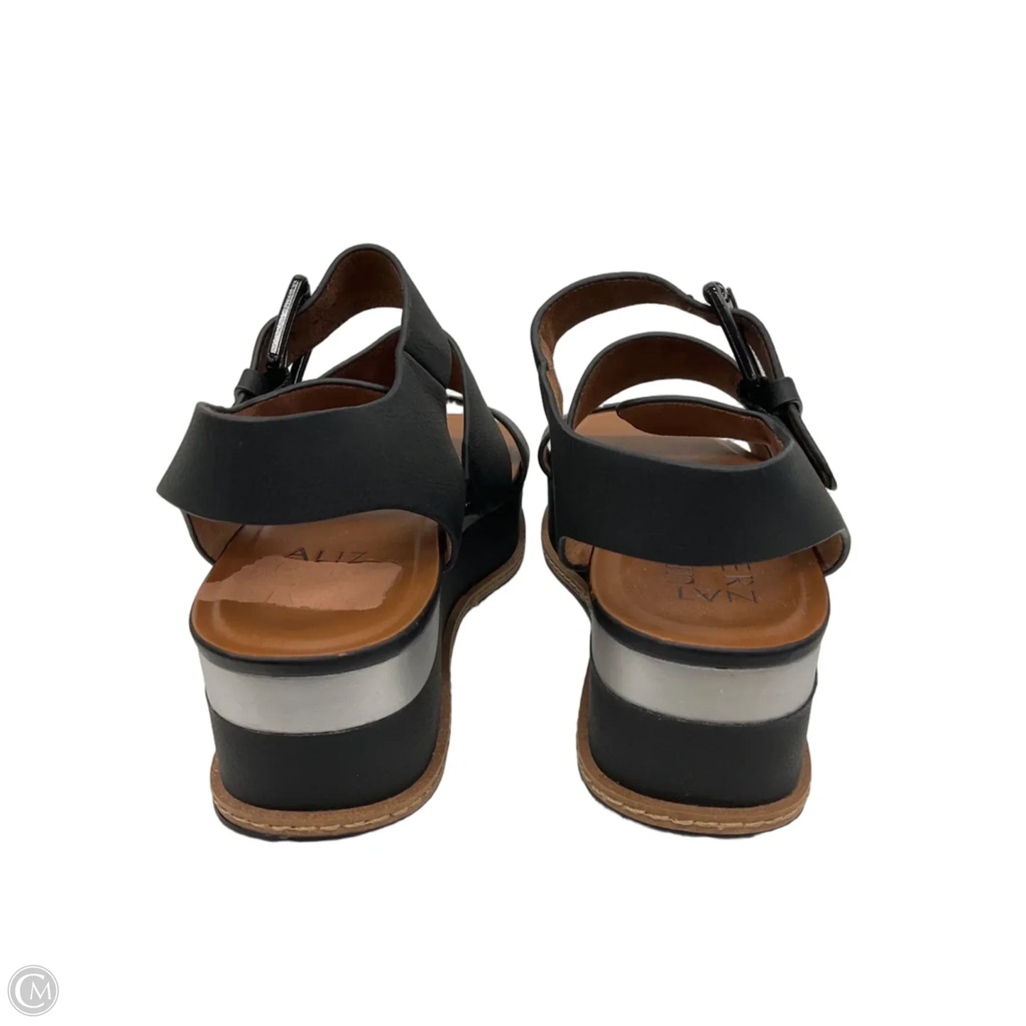Sandals Heels Platform By Naturalizer In Black, Size: 8