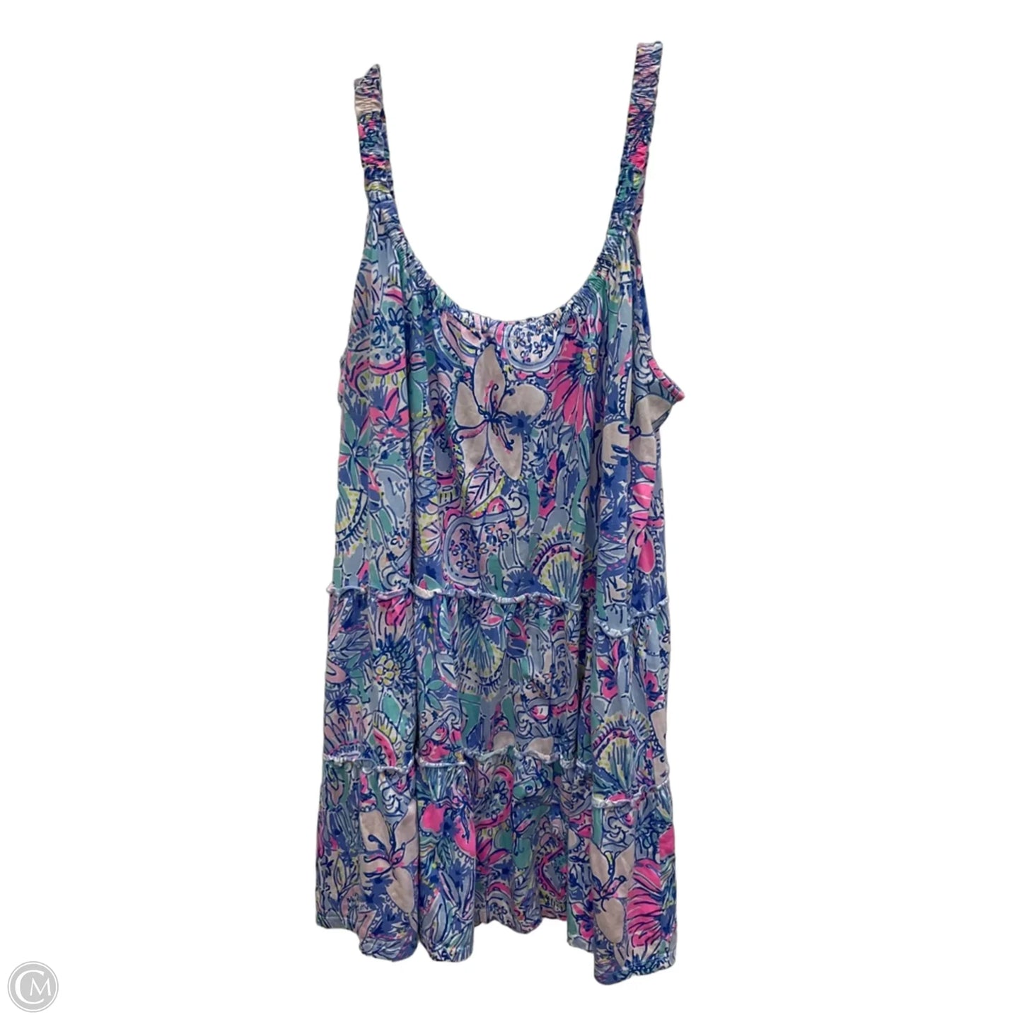 Dress Designer By Lilly Pulitzer In Tropical Print, Size: Xxl