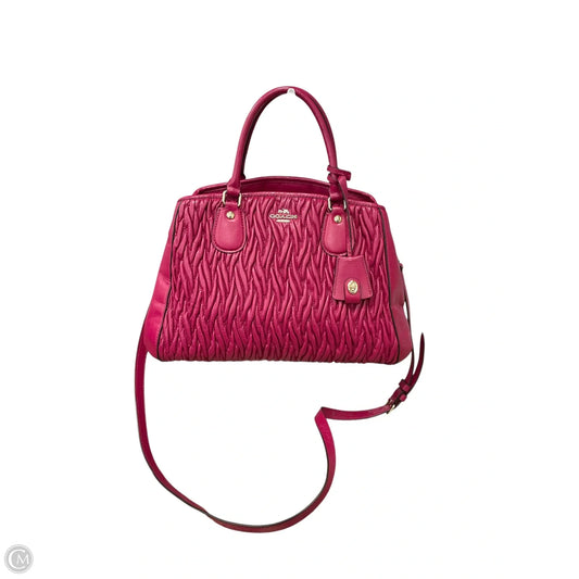 Handbag Designer By Coach, Size: Medium