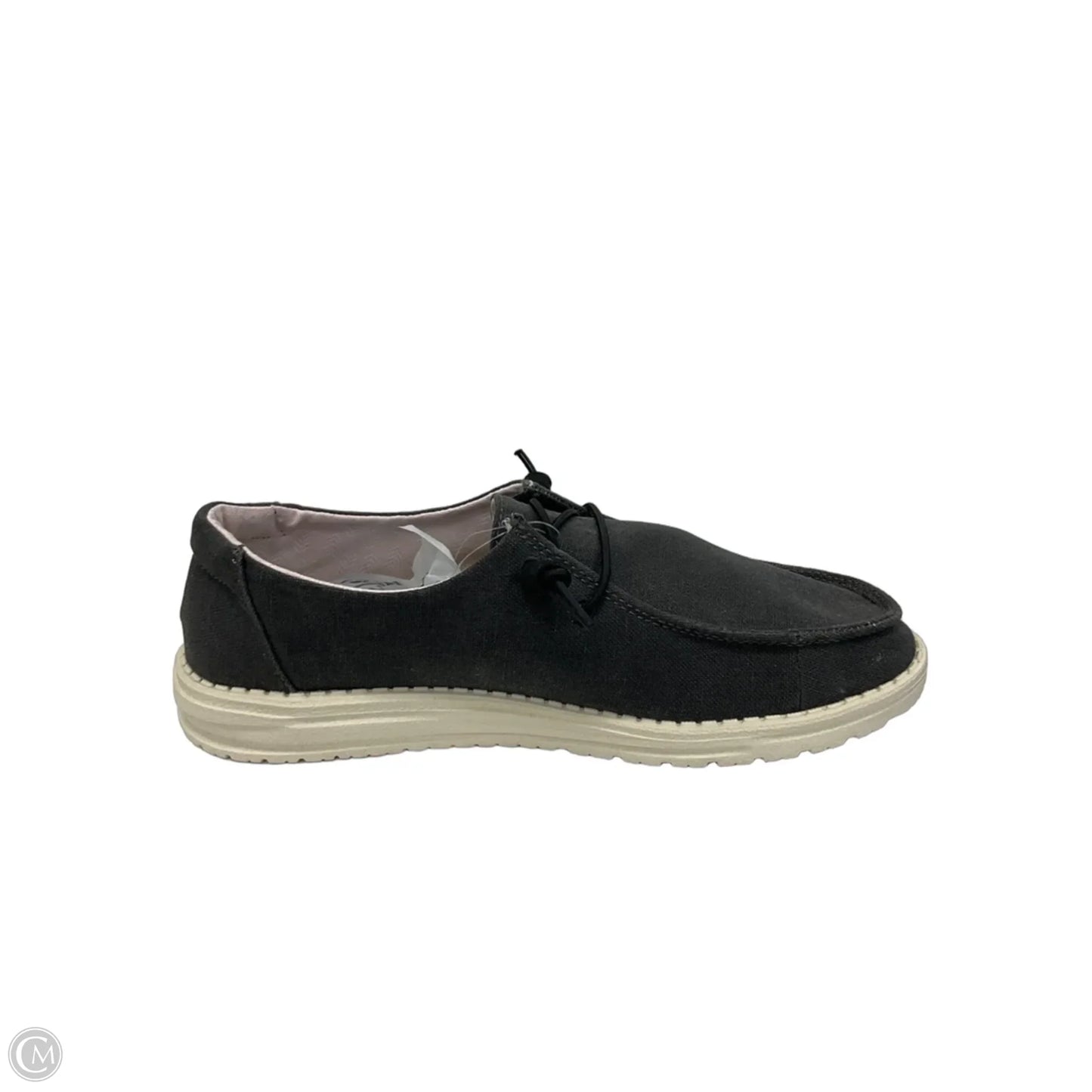Shoes Flats By Hey Dude In Grey, Size: 9