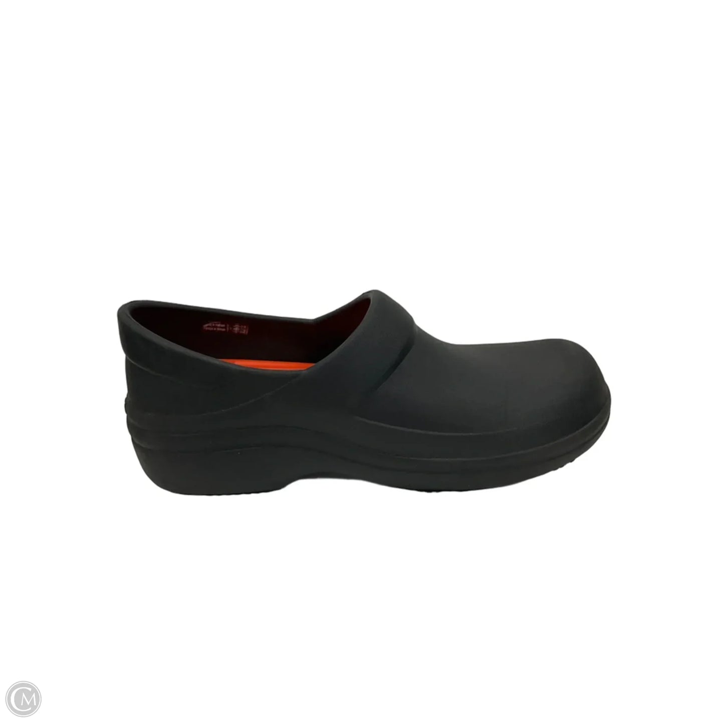 Shoes Flats By Crocs In Black, Size: 7