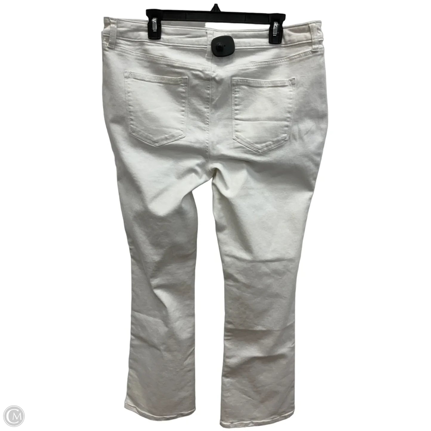 Jeans Boot Cut By Sonoma In White Denim, Size: 18